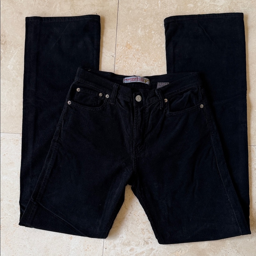 Deluxe Edition Black Corduroy Jeans
